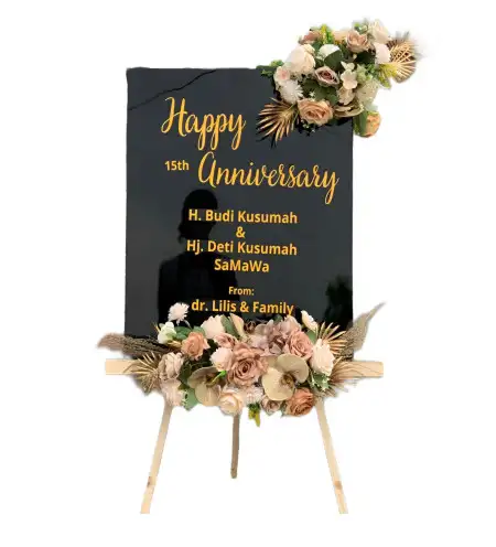Papan Bunga Akrilik Tuwel